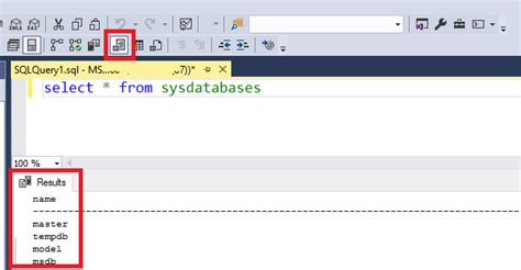 In SQL Server, how do I save the results of a query to .